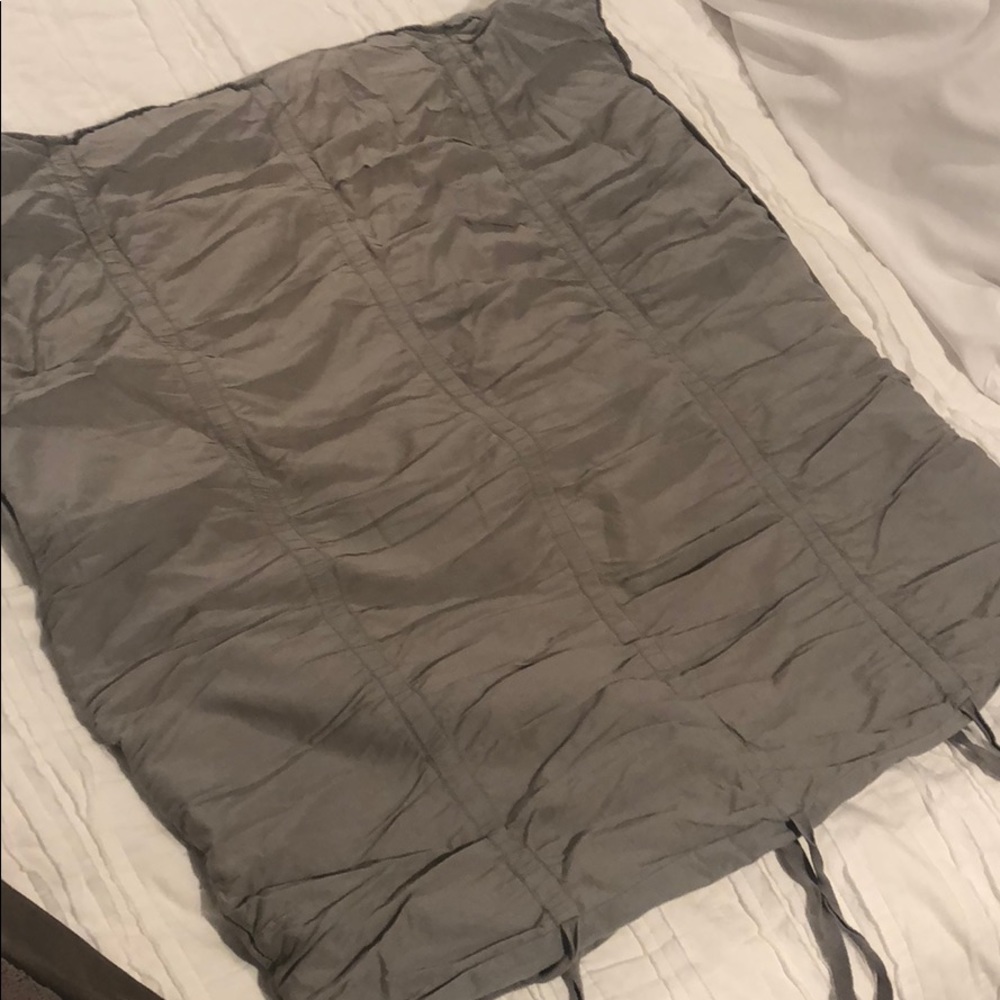 West Elm Euro Sham - gray